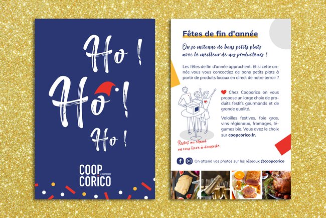 Flyer pour les fêtes de fin d'année